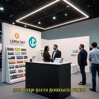 jasa design booth bondowoso murah